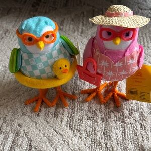 Target Colorful Beach-Themed Summer Bird Figurines